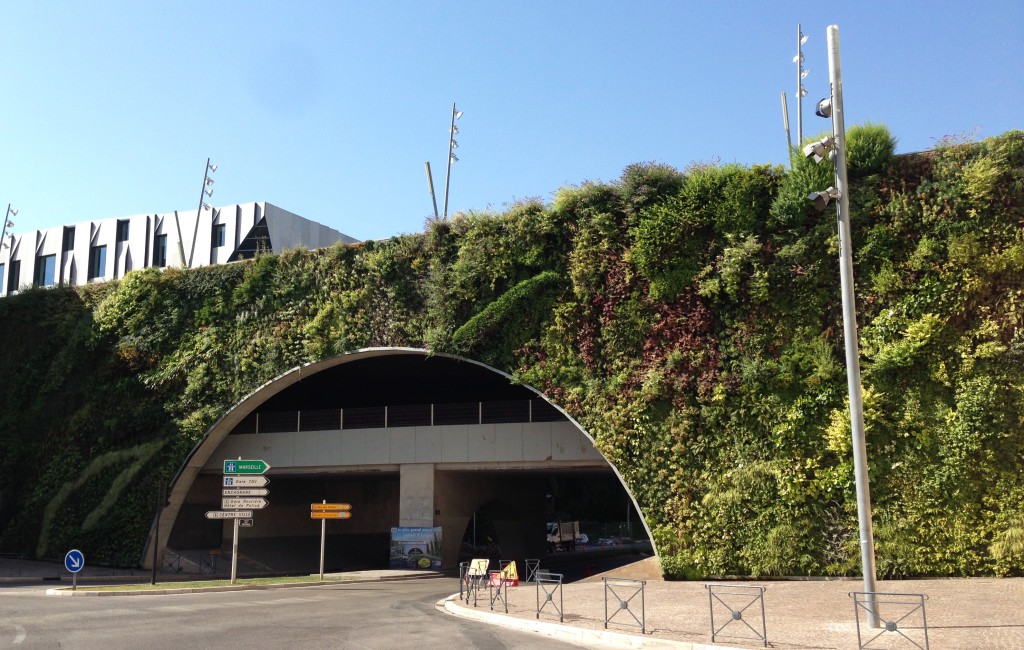 Mur végétal - Pont Max Juvenal Aix en Provence