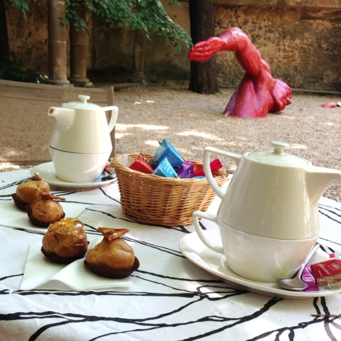 Tea time chou au Salon de Thé de l'hôtel de Gallifet