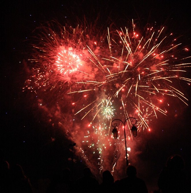 Feux d’artifice pour la nouvelle année  !