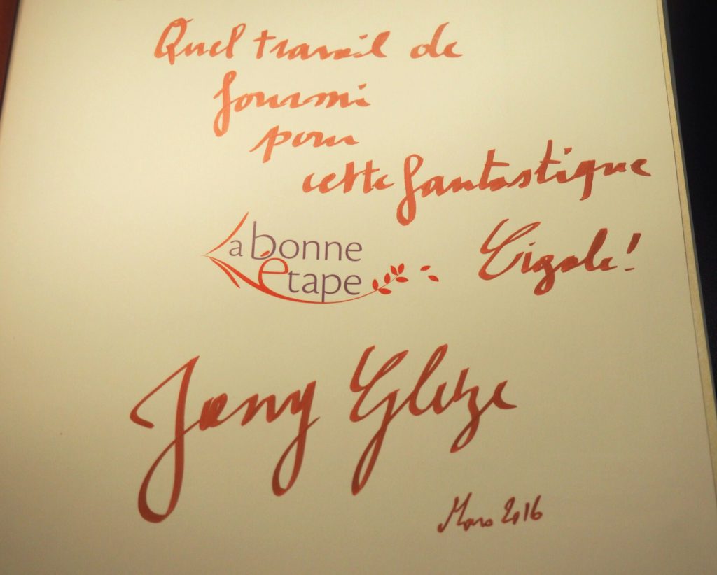 Spéciale dédicace - Jany Gleize - Livre La bonne étape