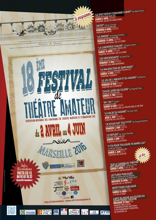 18e Festival de Théâtre amateur - Marseille - FNCTA