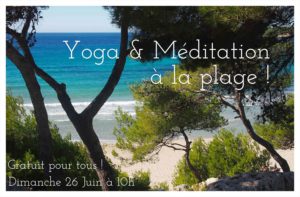 Yoga & méditation à la plage Sainte Croix - Provence