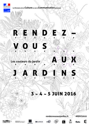 Coloriage rendez-vous aux jardins 2016