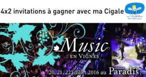Music en Vignes - Château Paradis- JEU CONCOURS