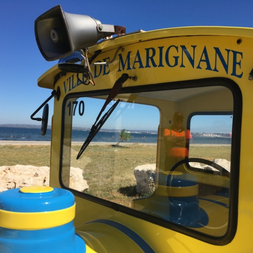 Petit train Marignane plage du Jaï