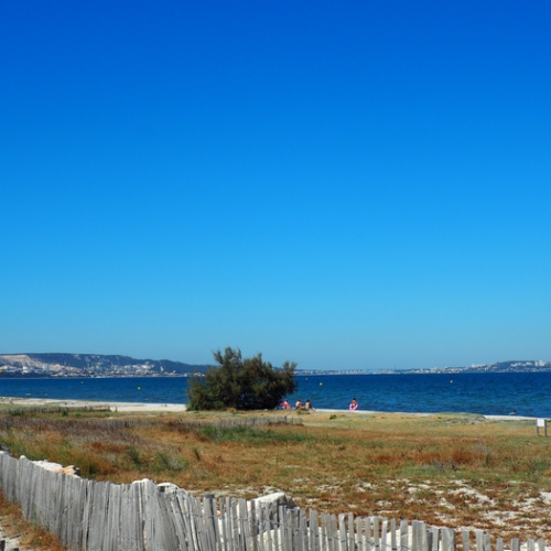 La plage du Jaï de Marignane