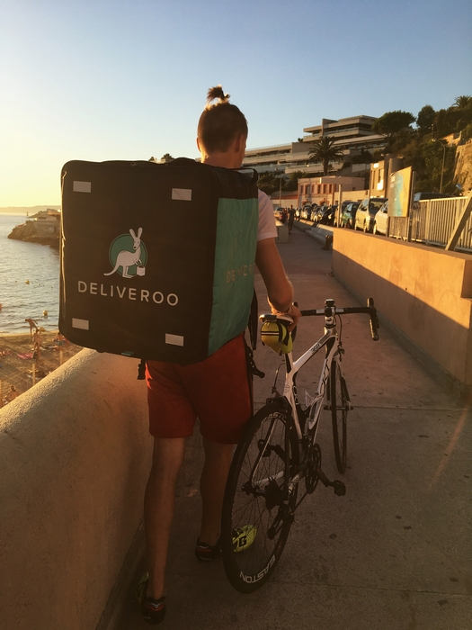 Biker Deliveroo Marseille