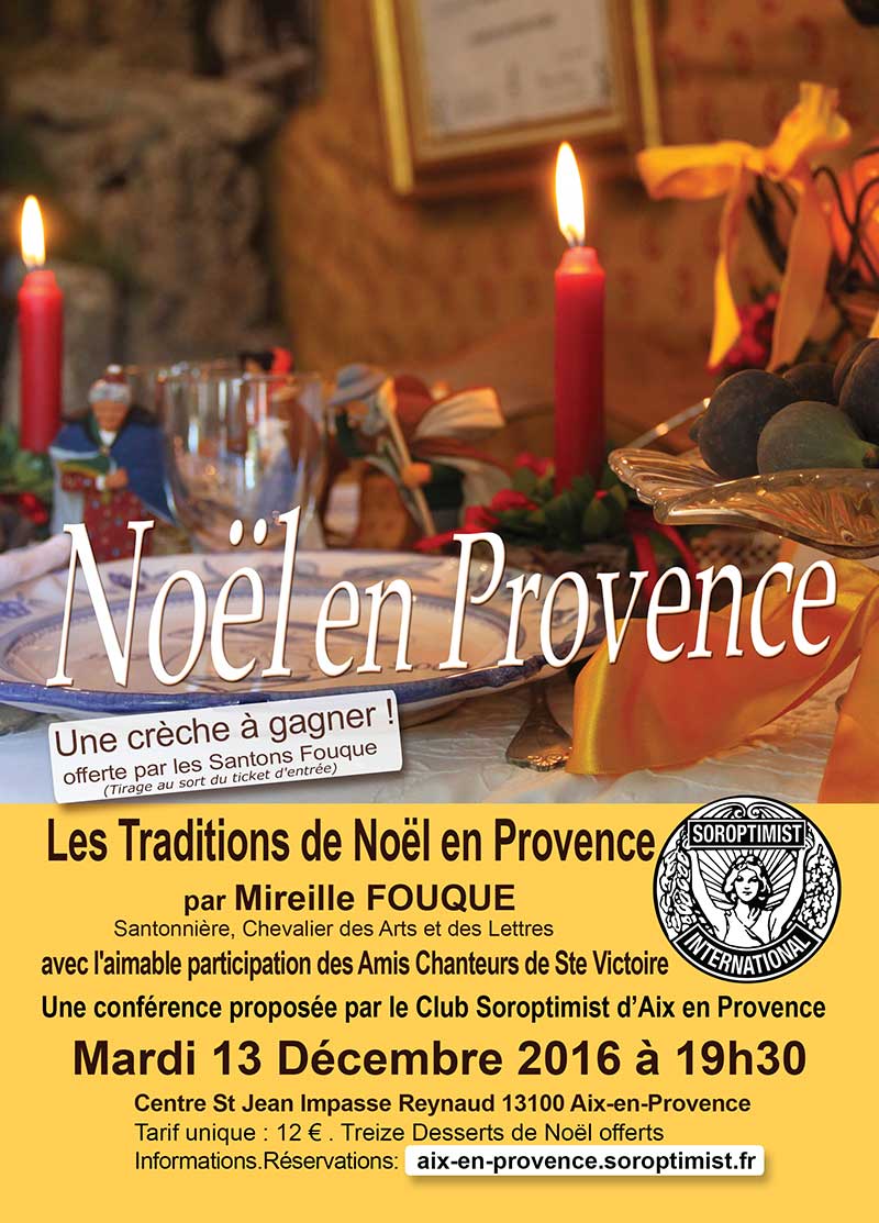 Les traditions de Noël en Provence par Mireille Fouque