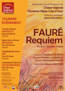 Requiem Fauré - Choeur régional Provence Alpes Cote d'Azur