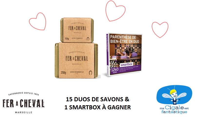 La Saint valentin en mode duo avec la savonnerie du Fer à Cheval [jeu concours]