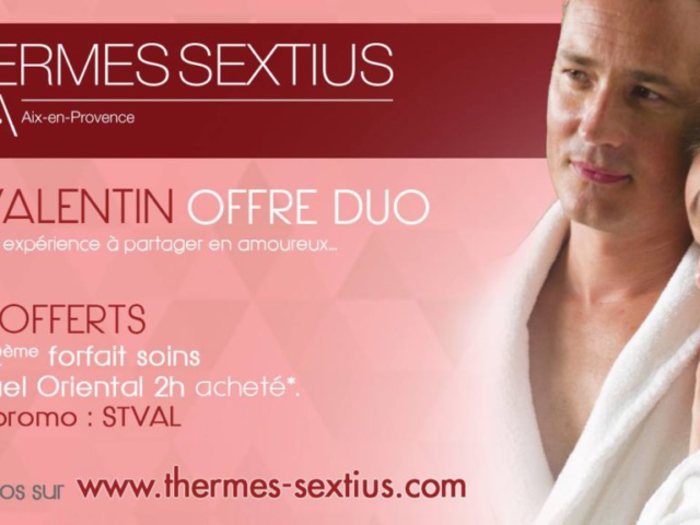 Saint Valentin - Thermes Sextius Aix en Provence