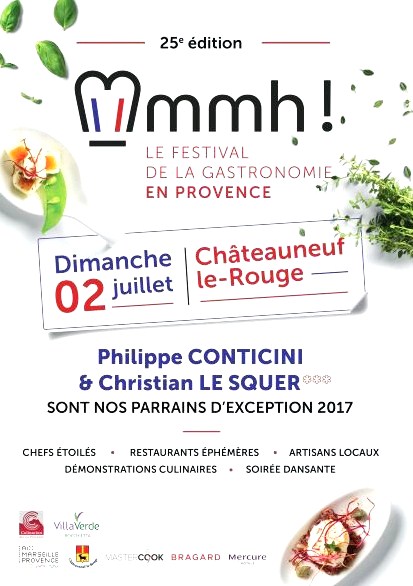 25 e édition Mmmh Festival gastronomie - Chateauneuf le Rouge - Provence