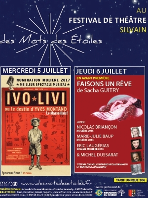 Festival des Mots des Etoiles - Théâtre Silvain - Marseille