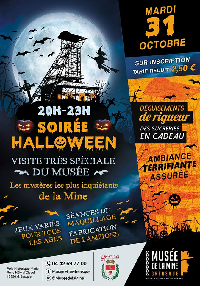 Halloween au musée de la mine de Gréasque