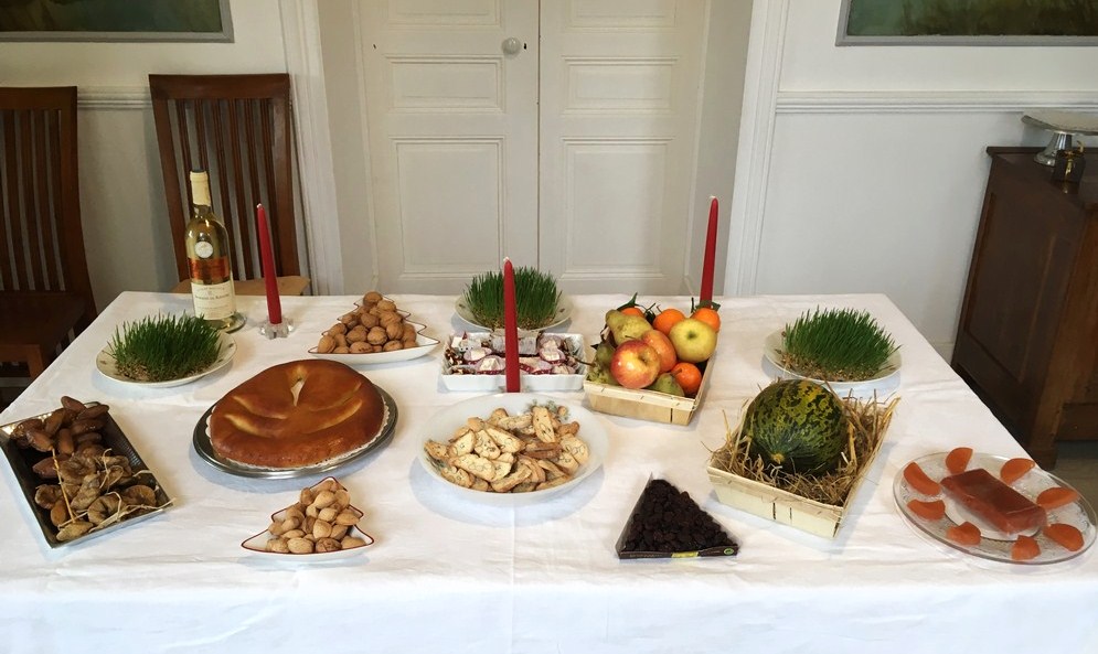 table des 13 desserts de Noël en Provence
