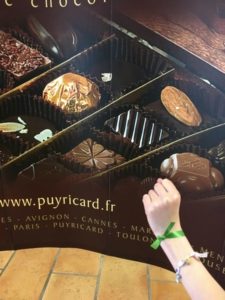 chasse aux oeufs à la chocolaterie de Puyricard