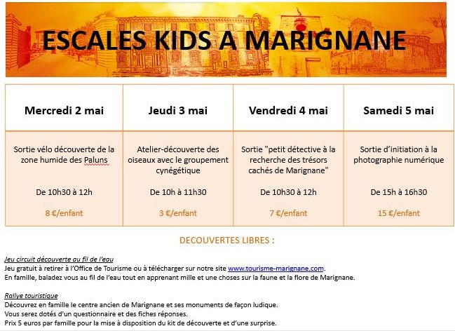 Escales Kid programme 2