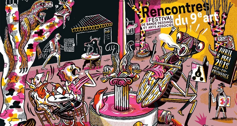 Oh ! Une Cigale qui bulle à l’affiche des 15 ans des Rencontres du 9e Art, le Festival BD d’Aix en Provence