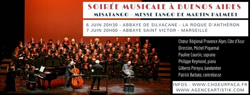 Soirée musicale à Buenos-Aires – Misatango à l’Abbaye de Silvacane