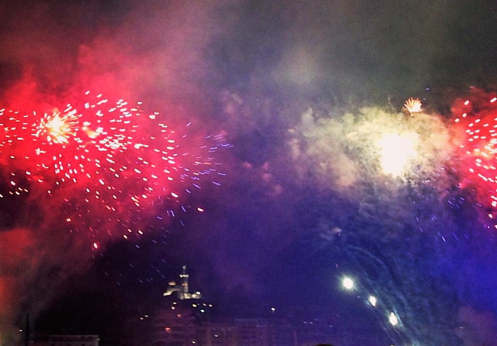 Feu artifice Marseille 14 juillet