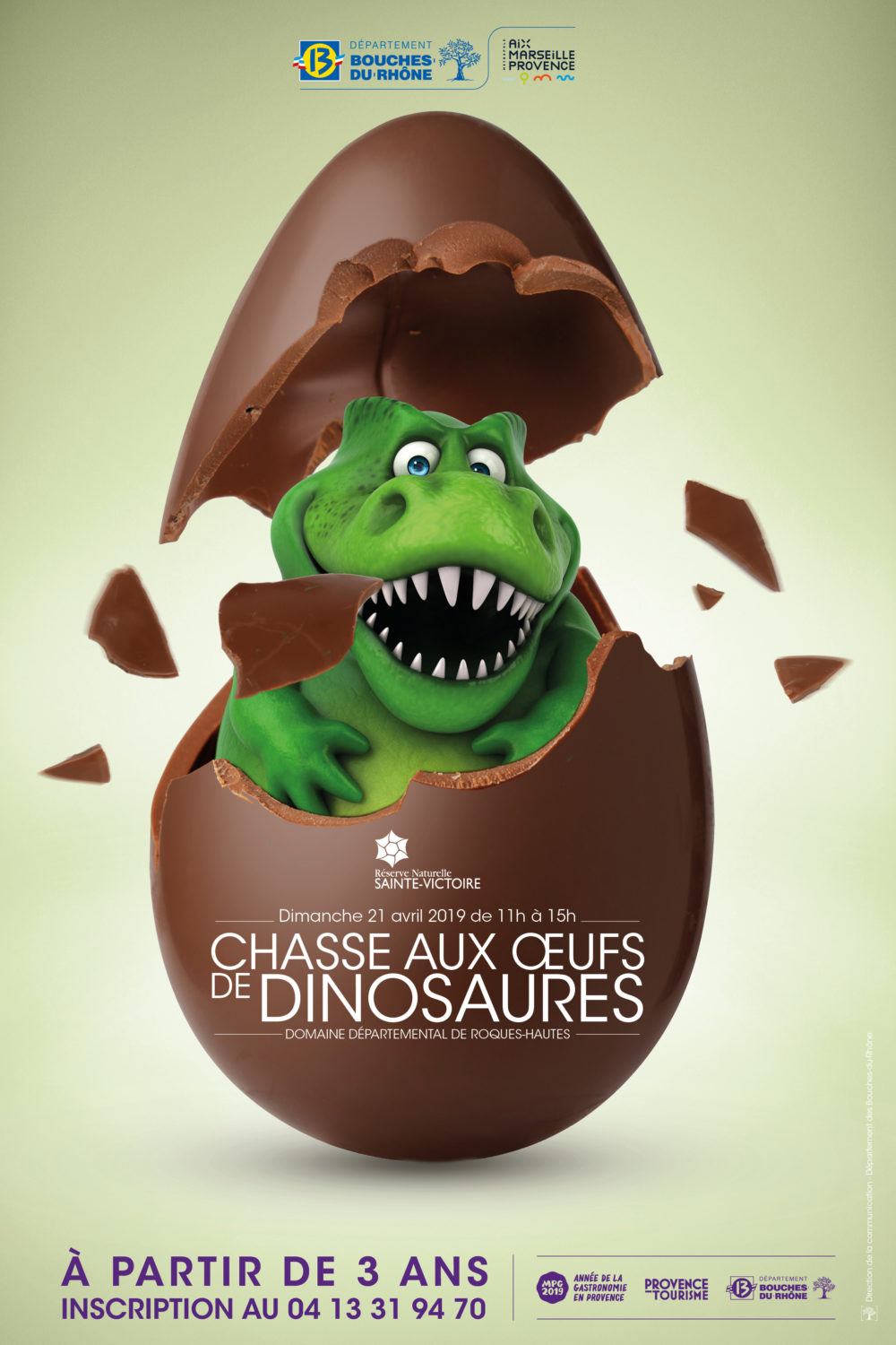 Chasse aux oeufs de dinosaures - Sainte Victoire