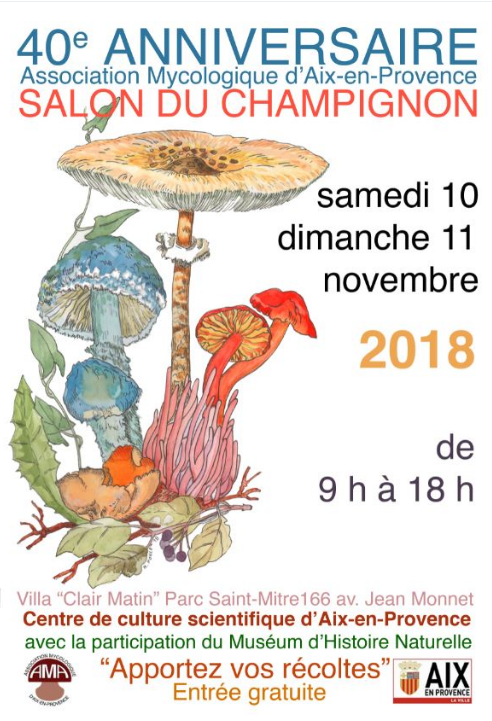 Salon du champignon Aix en Provence